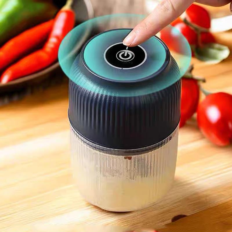 Revolutionize Your Cooking with the Electric Garlic Chopper - Compact, USB Rechargeable Mini Food Processor for Effortless Chopping of Garlic, Onions, Vegetables, and More!