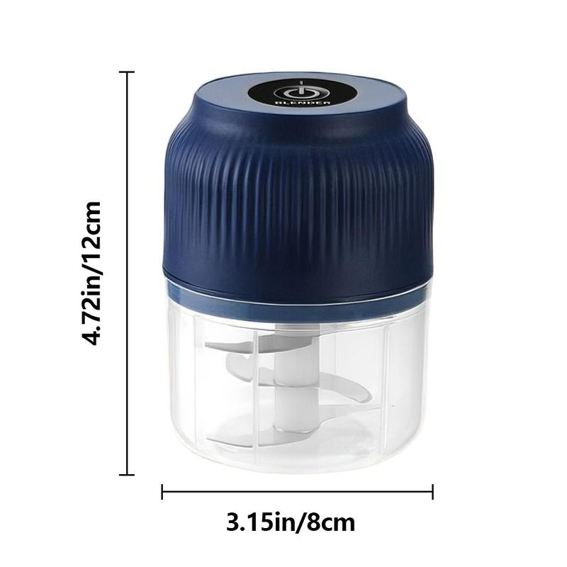 Revolutionize Your Cooking with the Electric Garlic Chopper - Compact, USB Rechargeable Mini Food Processor for Effortless Chopping of Garlic, Onions, Vegetables, and More!